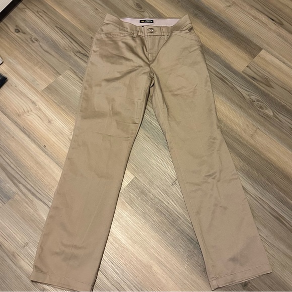 Lee straight leg mid rise flex motion slacks - Picture 4 of 5